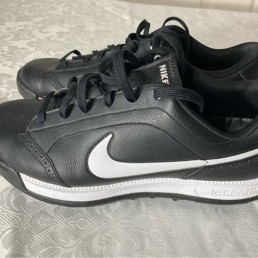 Nike Air Golf Shoes - Men’s Size 11.5 379212 Black - Picture 3 of 7